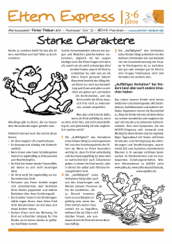 Express-Brief No.4 "Starke Charaktere"